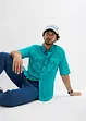 Overhemd met korte mouwen in washed out look, bonprix