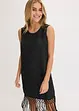 Mini jurk met franjes, bonprix