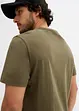T-shirt met V-hals (set van 3), bonprix