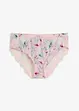 Maxislip met glanseffect (set van 2), bonprix