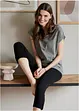 Longshirt van biologisch katoen (set van 2), bonprix