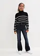 Flared jeans mid waist, bonprix