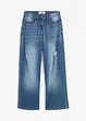 Wide leg jeans mid waist, bonprix