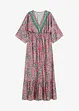 Gedessineerde maxi jurk van soepele viscose, bonprix