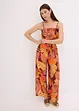 Gedessineerde jumpsuit van soepele viscose, bonprix