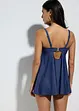 Lange tankini in jeanslook (2-dlg. set), bonprix