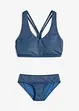 Bralette bikini in jeanslook (2-dlg. set), bonprix