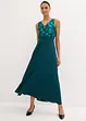 Maxi jurk met pailletten en borduursel, bonprix