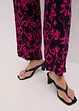 Gedessineerde Marlene broek van soepele viscose, bonprix