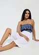 Bandeau badpak in jeanslook, bonprix