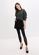 Legging met comfort tailleband en broderie anglaise 80 DEN, bonprix