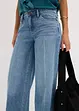 Wide leg jeans, low stretch, full length, bonprix