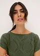 Shirt met broderie anglaise, bonprix