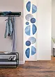 Transparant paneelgordijn met grafische print (1 stuk), bonprix