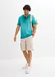 Henley shirt van biologisch katoen in washed out look, bonprix