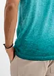 Henley shirt van biologisch katoen in washed out look, bonprix