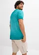Henley shirt van biologisch katoen in washed out look, bonprix