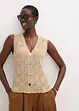 Ajour vest, bonprix