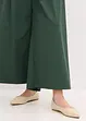 Katoenen popeline broek met riem (2-dlg set), bonprix