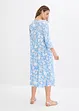 Midi jurk van soepele viscose, bonprix