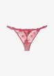 Tanga string met bloemenkant, bonprix