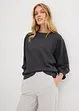 Oversized sweater van katoen, bonprix