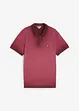 Piqué poloshirt in washed out used look, bonprix