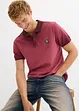 Piqué poloshirt in washed out used look, bonprix