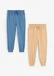 Joggingbroek van biologisch katoen (set van 2), bonprix