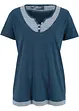 2-in-1 shirt van biologisch katoen, korte mouw, bonprix