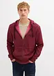 Sweatvest met capuchon in washed out look, bonprix