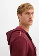 Sweatvest met capuchon in washed out look, bonprix