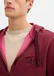 Sweatvest met capuchon in washed out look, bonprix