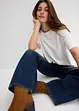 Straight jeans, high waist, low stretch, bonprix