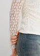 Longsleeve van kant, bonprix