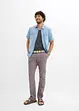 Regular fit chino met comfortband riem, straight, bonprix