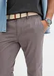 Regular fit chino met comfortband riem, straight, bonprix