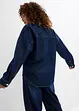 Oversized denim shacket van biologisch katoen, bonprix