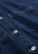 Oversized denim shacket van biologisch katoen, bonprix
