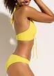 Bikini met halternek (2-dlg. set) met plooitjes, bonprix