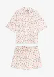Oversized shortama van vlamgaren, bonprix