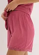 Shortama van zachte pointelle-jersey, bonprix
