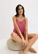 Shortama van zachte pointelle-jersey, bonprix