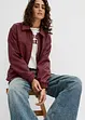 Oversized imitatieleren jas, bonprix