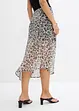 Midirok van fijn chiffon, bonprix