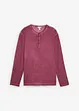 Henley shirt met lange mouwen in washed out look, bonprix