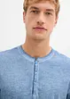 Henley shirt met lange mouwen in washed out look, bonprix