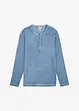 Henley shirt met lange mouwen in washed out look, bonprix