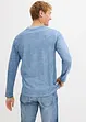 Henley shirt met lange mouwen in washed out look, bonprix