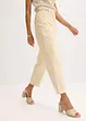 Satijnen broek met tapered fit, bonprix